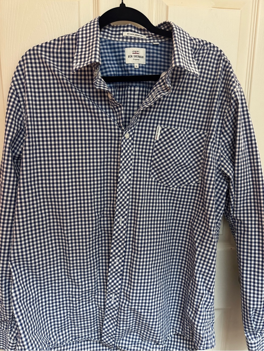 Ben Sherman Original Classic Gingham XL Navy Blue